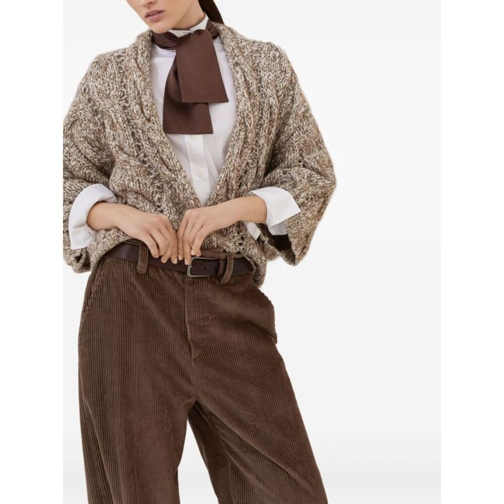 Brunello Cucinelli Women Wool And Cashmere Cardigan - Picture 3 of 6